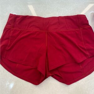 Lululemon speed up low rise 2.5 inch shorts